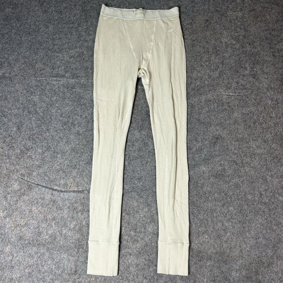 Skims High Rise Stretch Cotton Rib Legging Bone Size Small - Picture 1 of 9
